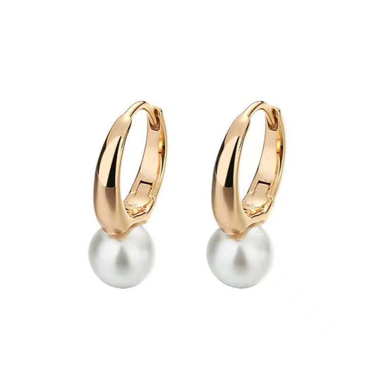 High Cold Light Luxury Style Pearl Earrings