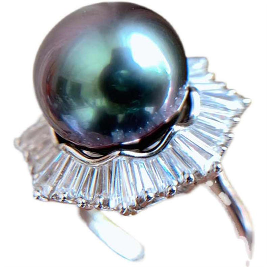 Malachite Pearl Ring