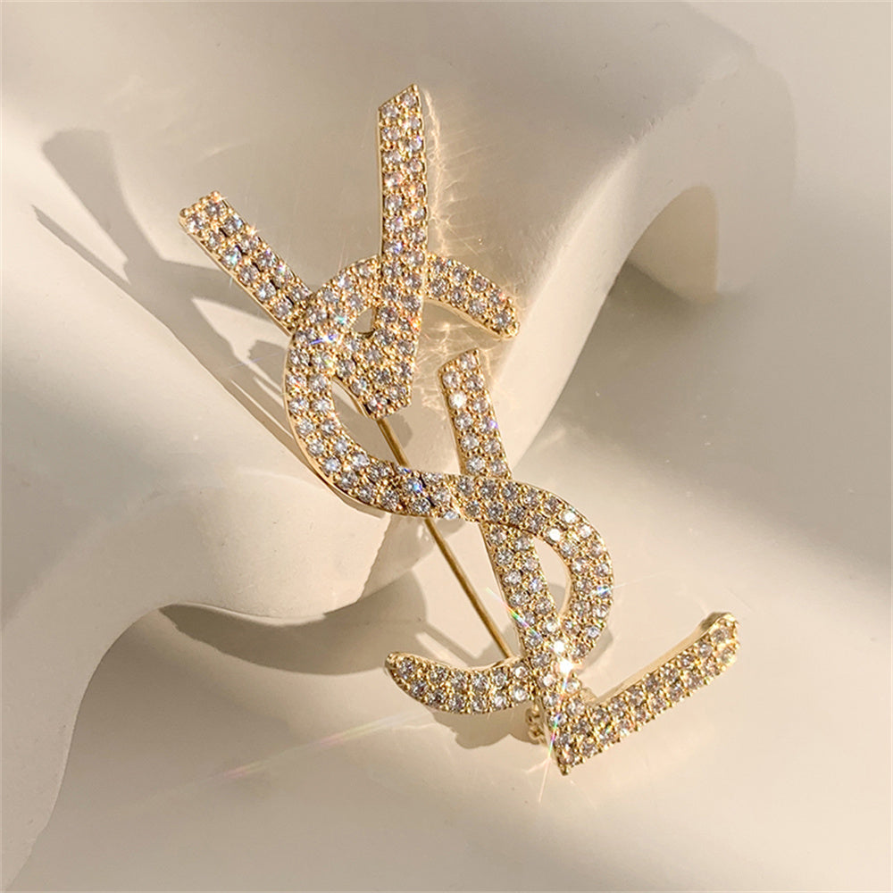 Luxury Letter Brooch – WJjewelry